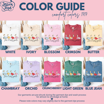 Comfort Colors Silly Goose On The Loose Shirt, Goose T-Shirt, Silly Goose Shirts, Funny Graphic Shirt, Cute Goose Shirt, Easter Shirt
