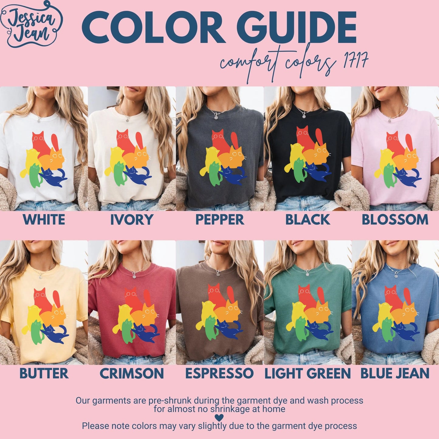 Comfort Colors Pride Shirt, Gay Shirt, LGBTQ Shirt, Lesbian Tee, Inclusive Shirt, Transgender Shirt, Equality Shirt, Gay Cat Shirt, Cat Tee