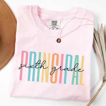 Comfort Colors Teacher Shirt, Back To School Shirt, Principal Shirt, Custom Shirt, Teacher Gift, Teacher Appreciation Gift, Principal Gift