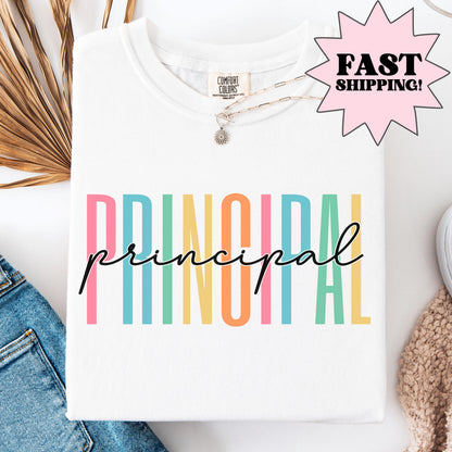 Comfort Colors Teacher Shirt, Back To School Shirt, Principal Shirt, Custom Shirt, Teacher Gift, Teacher Appreciation Gift, Principal Gift