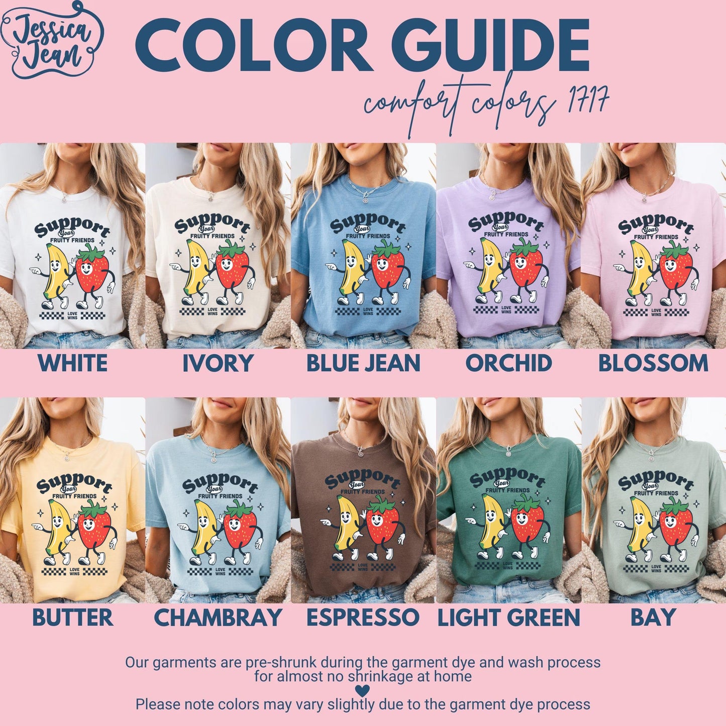 Comfort Colors Pride Shirt, Gay Shirt, LGBTQ Shirt, Lesbian Tee, Inclusive Shirt, Transgender Shirt, Equality Shirt, Ally Shirt, Fruit Shirt