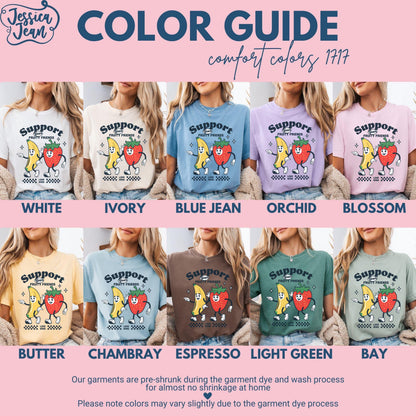 Comfort Colors Pride Shirt, Gay Shirt, LGBTQ Shirt, Lesbian Tee, Inclusive Shirt, Transgender Shirt, Equality Shirt, Ally Shirt, Fruit Shirt