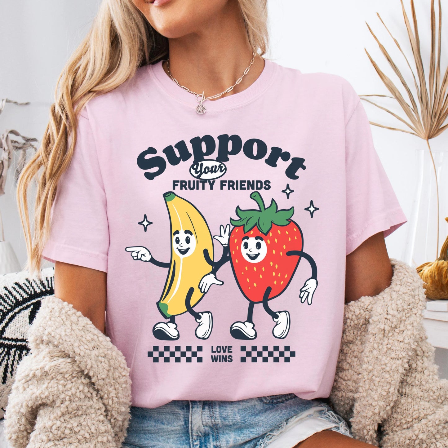Comfort Colors Pride Shirt, Gay Shirt, LGBTQ Shirt, Lesbian Tee, Inclusive Shirt, Transgender Shirt, Equality Shirt, Ally Shirt, Fruit Shirt