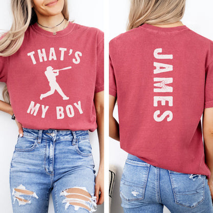 Comfort Colors Baseball Shirt, Baseball Mom Shirt, Baseball Mama Shirt, Baseball Sister Shirt, Photo Shirt, Custom Matching Baseball Shirts