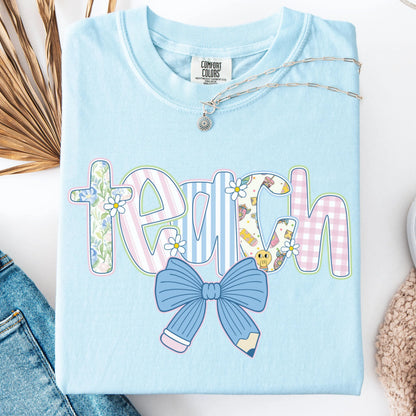 Comfort Colors Teacher Shirt, Teacher Shirts, Kindergarten Teacher Shirt, Custom Teacher Tshirt, Back to School Shirt, Teacher Appreciation