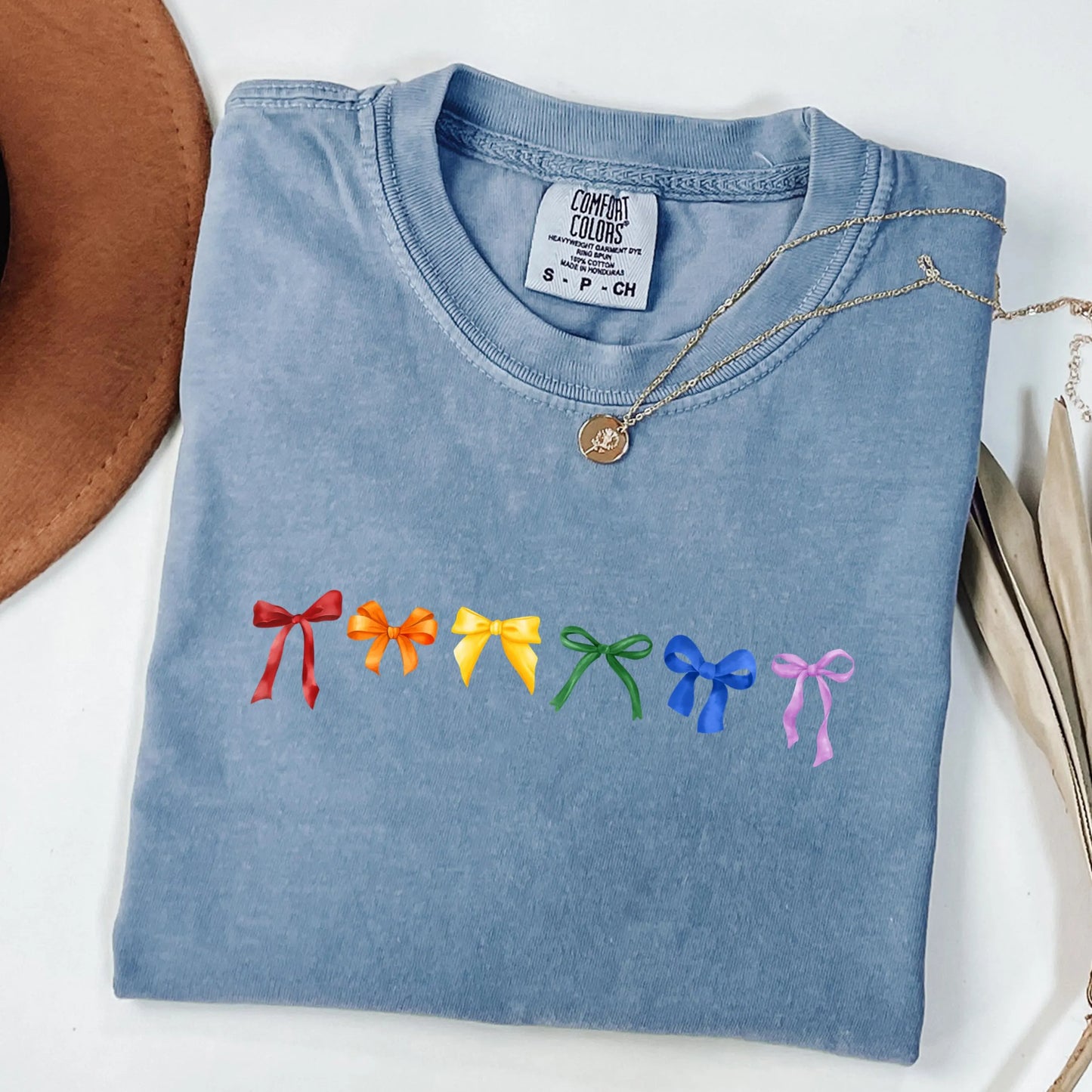 Comfort Colors Pride Shirt, Gay Shirt, LGBTQ Shirt, Trans Shirt, Lesbian Tee, Inclusive Shirt, Transgender Shirt, Equality Tee, Bow Shirt