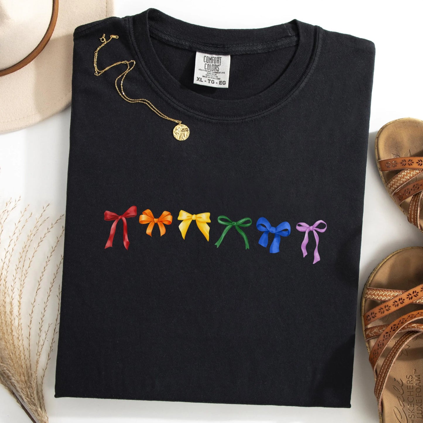 Comfort Colors Pride Shirt, Gay Shirt, LGBTQ Shirt, Trans Shirt, Lesbian Tee, Inclusive Shirt, Transgender Shirt, Equality Tee, Bow Shirt