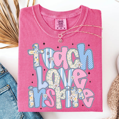 Comfort Colors Teacher Shirt, Teacher Shirts, Kindergarten Teacher Shirt, Custom Teacher Tshirt, Back to School Shirt, Teacher Appreciation