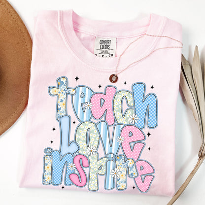 Comfort Colors Teacher Shirt, Teacher Shirts, Kindergarten Teacher Shirt, Custom Teacher Tshirt, Back to School Shirt, Teacher Appreciation
