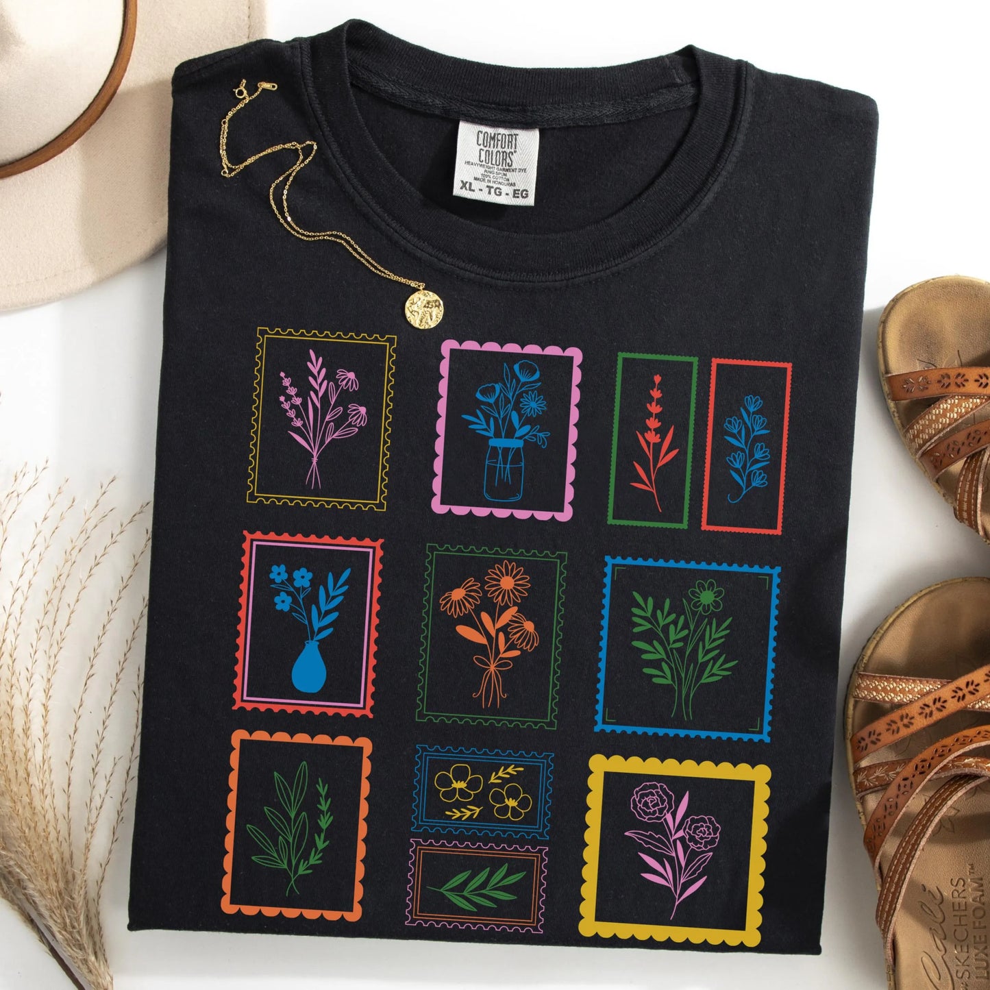 Comfort Colors Pride Shirt, Floral Shirt, LGBTQ Shirt, Trans Shirt, Lesbian Tee, Inclusive Shirt, Transgender Shirt, Stamp Tee, Floral Shirt