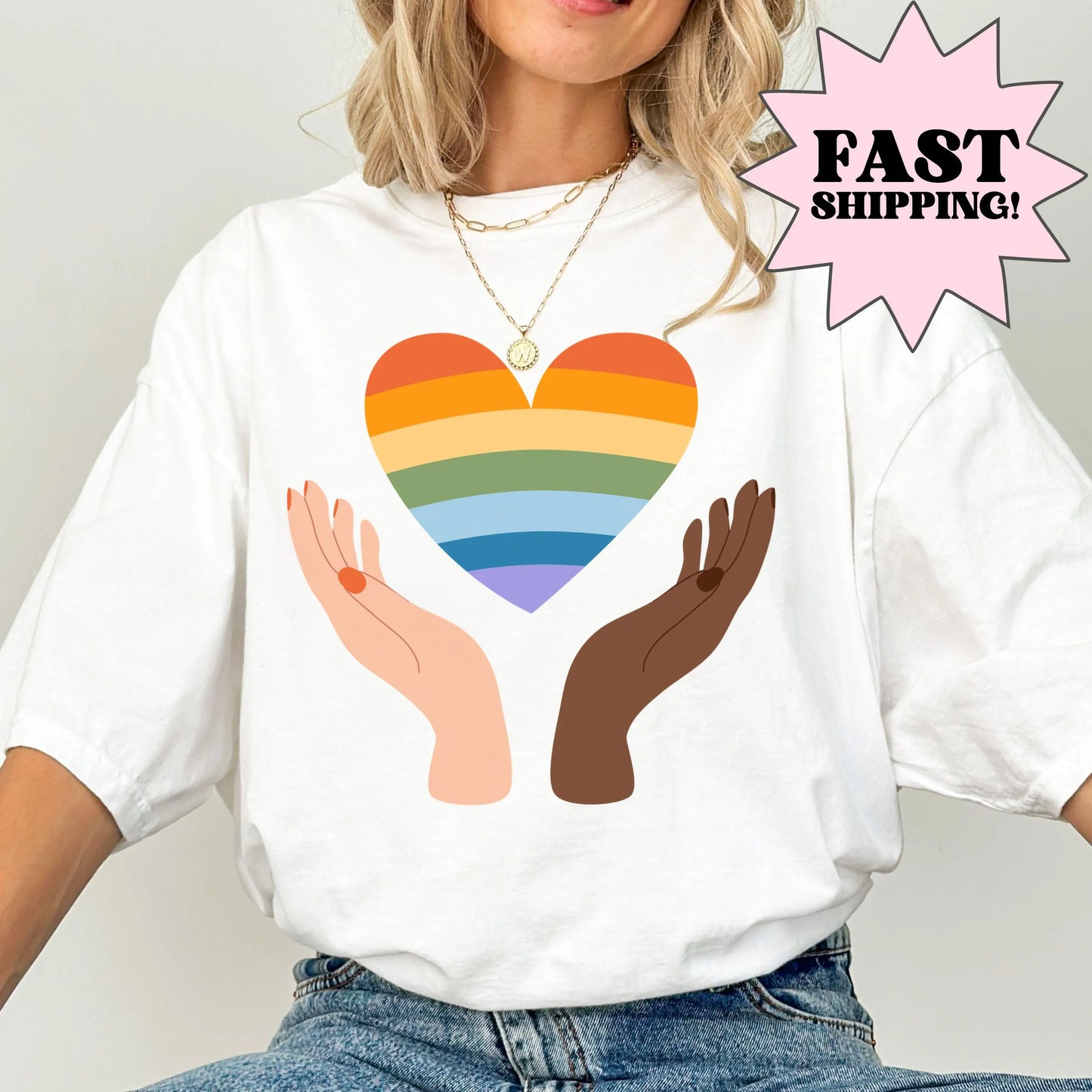 Comfort Colors Pride Shirt, Gay Shirt, LGBTQ Shirt, Trans Shirt, Inclusive Shirt, Transgender Shirt, Equality Tee, Love Wins, Diversity Tee