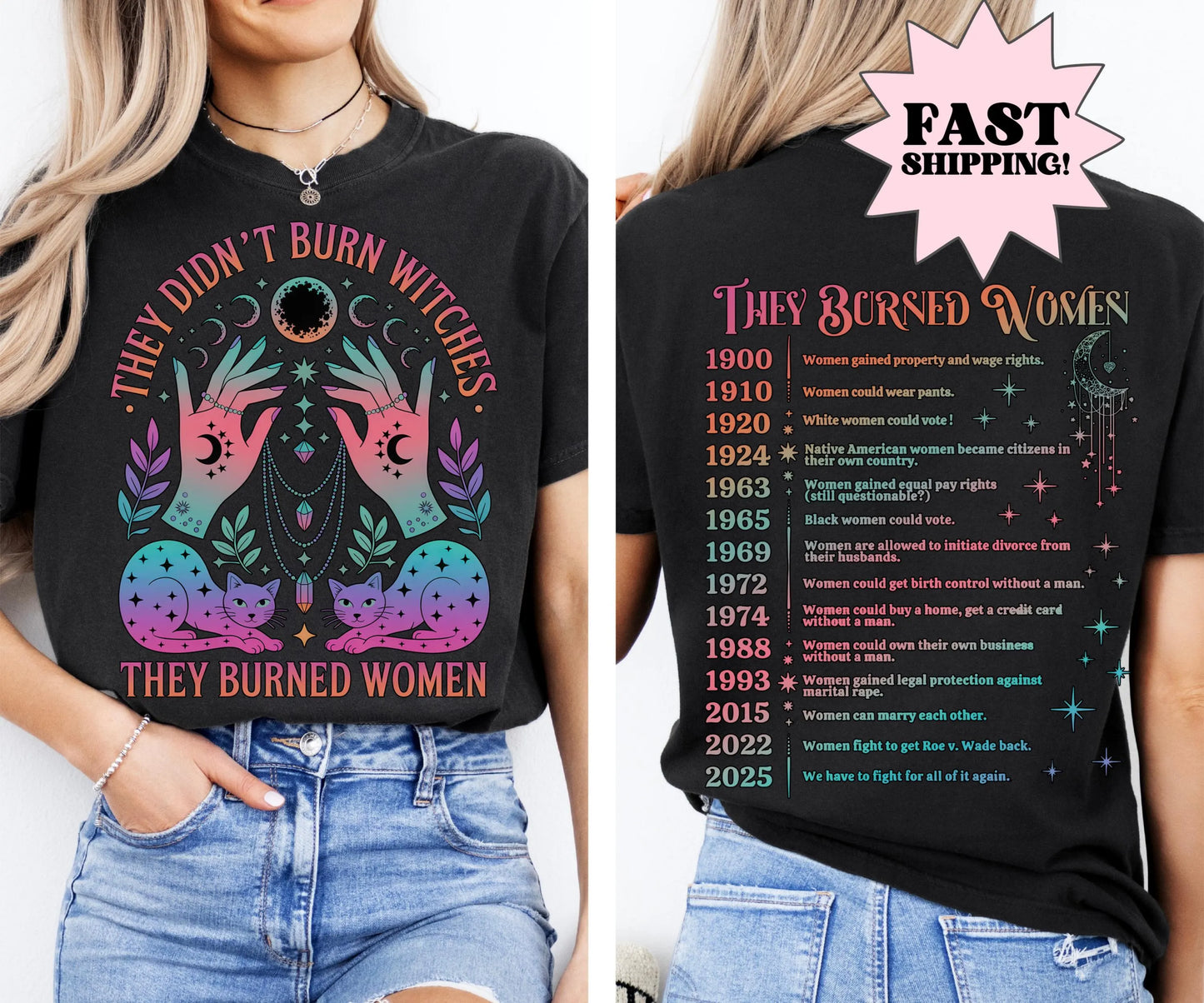 Comfort Colors Feminist Shirt, Pride Shirt, Anti Trump Shirt, Witch Shirt, LGBTQ Shirt, Equal Rights Shirt, Inclusive Tee, Equality Tee