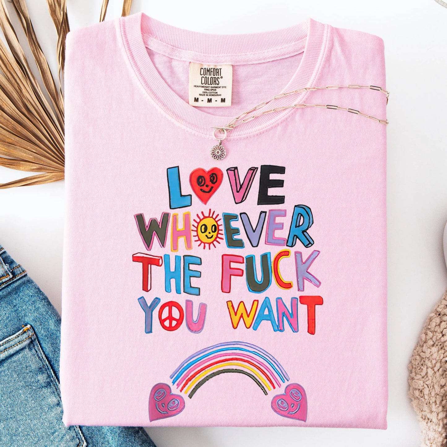 Comfort Colors Pride Shirt, Gay Shirt, LGBTQ Shirt, Trans Shirt, Inclusive Shirt, Transgender Shirt, Equality Tee, Love Whoever TF You Want