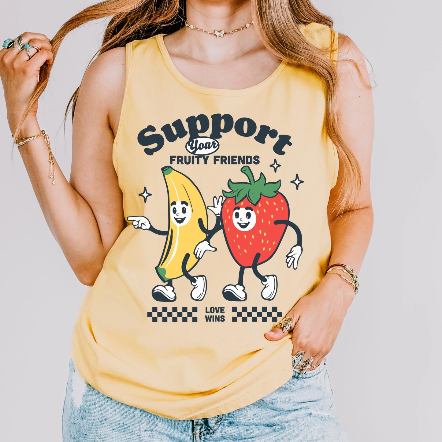 Comfort Colors Pride Shirt, Gay Shirt, LGBTQ Tank Top, Lesbian Tee, Inclusive Shirt, Transgender Shirt, Equality Shirt, Ally Shirt, Fruity