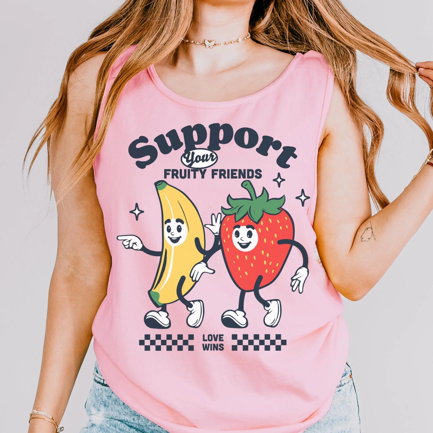 Comfort Colors Pride Shirt, Gay Shirt, LGBTQ Tank Top, Lesbian Tee, Inclusive Shirt, Transgender Shirt, Equality Shirt, Ally Shirt, Fruity