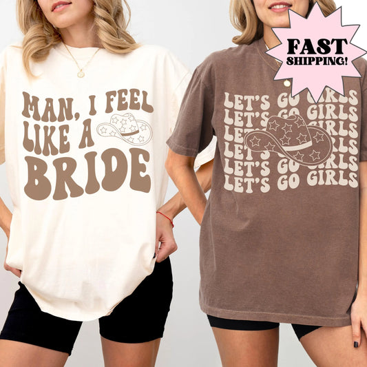 Comfort Colors Bachelorette Shirt, Bachelorette Party Shirts, Bride Shirt, Western Bachelorette Shirts, Cowgirl Rodeo Bridesmaid Shirts