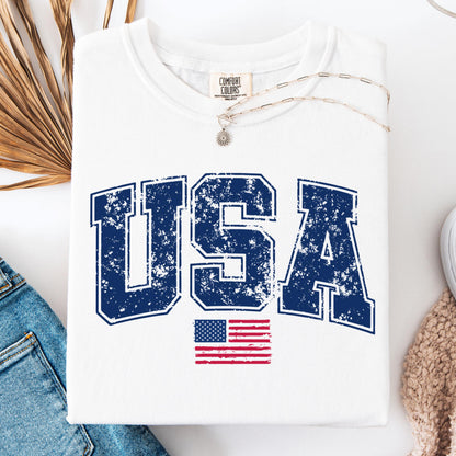 Comfort Colors 4th of July Shirt, USA Shirt, Fourth of July Shirt, American Shirt, Classic USA Shirt, Merica Shirt, God Bless America