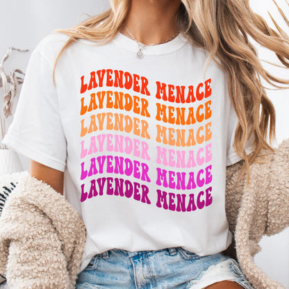 Comfort Colors Lesbian Shirt, Lesbian Pride Shirt, Pride Shirt, Gay Shirt, LGBTQ Shirt, Sapphic Shirt Shirt, Lavender Menace Shirt