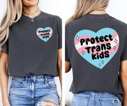 Comfort Colors Trans Shirt, Gay Shirt, Pride Shirt, Lesbian Shirt, Inclusive Shirt, Transgender Shirt, Nonbinary Shirt, Protect Trans Kids