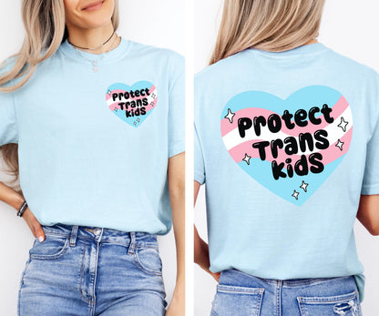 Comfort Colors Trans Shirt, Gay Shirt, Pride Shirt, Lesbian Shirt, Inclusive Shirt, Transgender Shirt, Nonbinary Shirt, Protect Trans Kids