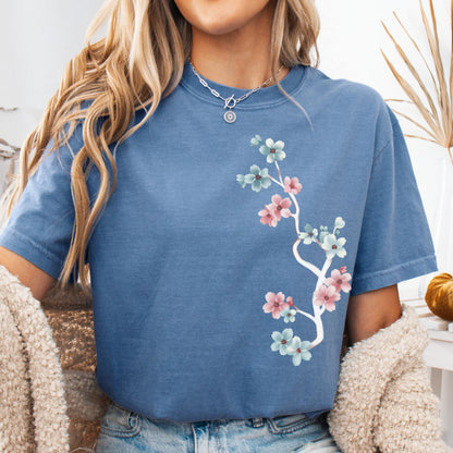 Comfort Colors Trans Shirt, Gay Shirt, Pride Shirt, Lesbian Shirt, Inclusive Shirt, Floral Shirt, Transgender Shirt, Subtle Trans Shirt