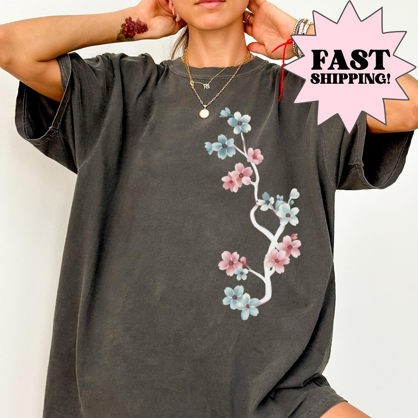 Comfort Colors Trans Shirt, Gay Shirt, Pride Shirt, Lesbian Shirt, Inclusive Shirt, Floral Shirt, Transgender Shirt, Subtle Trans Shirt