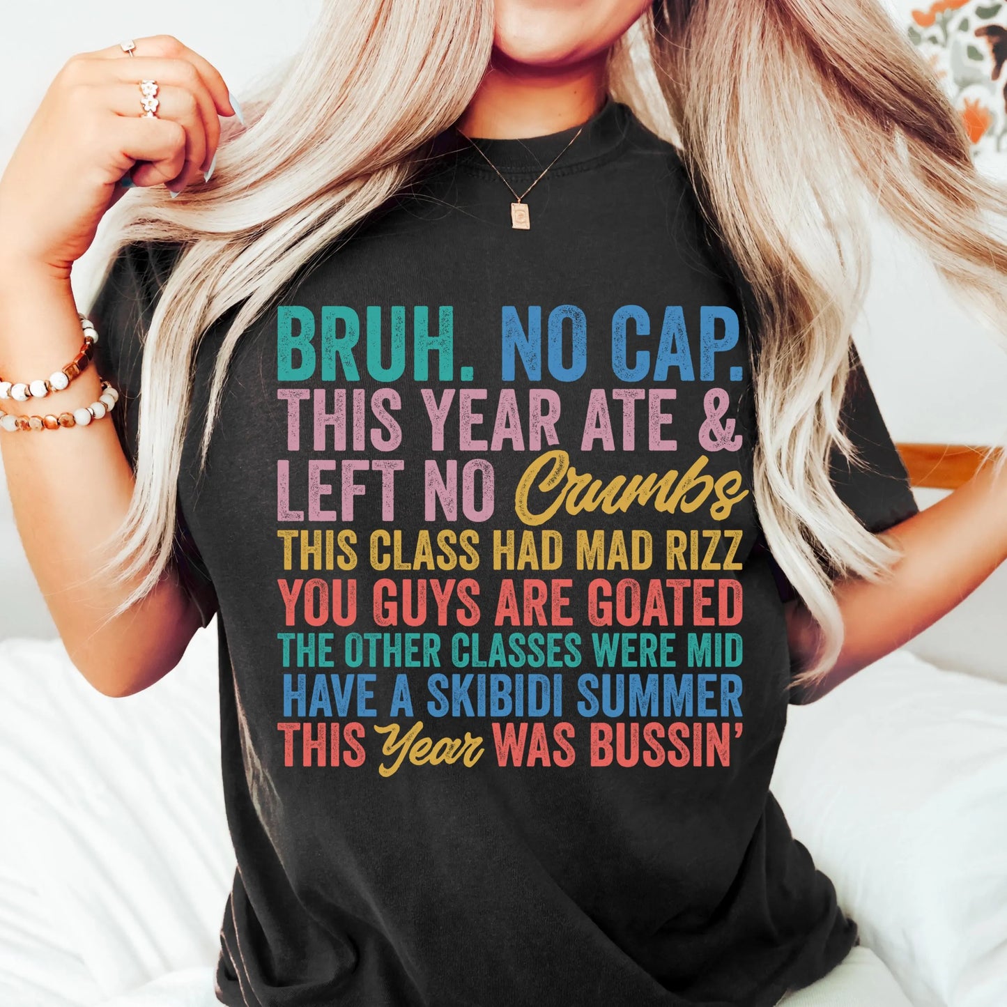 Comfort Colors Teacher Shirt, Teacher Shirts, Last Day Of School Shirt, Bruh No Cap Skibidi Shirt, Bussin Tshirt, Teacher Retirement Shirt