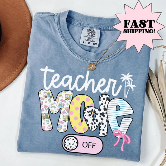 Comfort Colors Teacher Shirt, Teacher Shirts, Kindergarten Teacher Shirt, Teacher Tshirt, Last Day of School Shirt, Teacher Appreciation