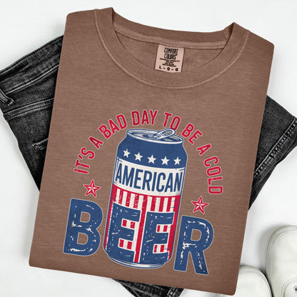 Comfort Colors 4th of July Shirt, USA Shirt, Fourth of July Shirt, Funny Shirt, Beer Shirt, Funny Fourth of July Tshirt, Gift for Dad