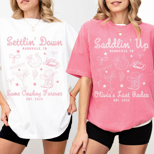 Comfort Colors Bachelorette Shirt, Bachelorette Party Shirts, Bride Shirt, Western Bridal Party Shirts, Western Bachelorette Party Favors