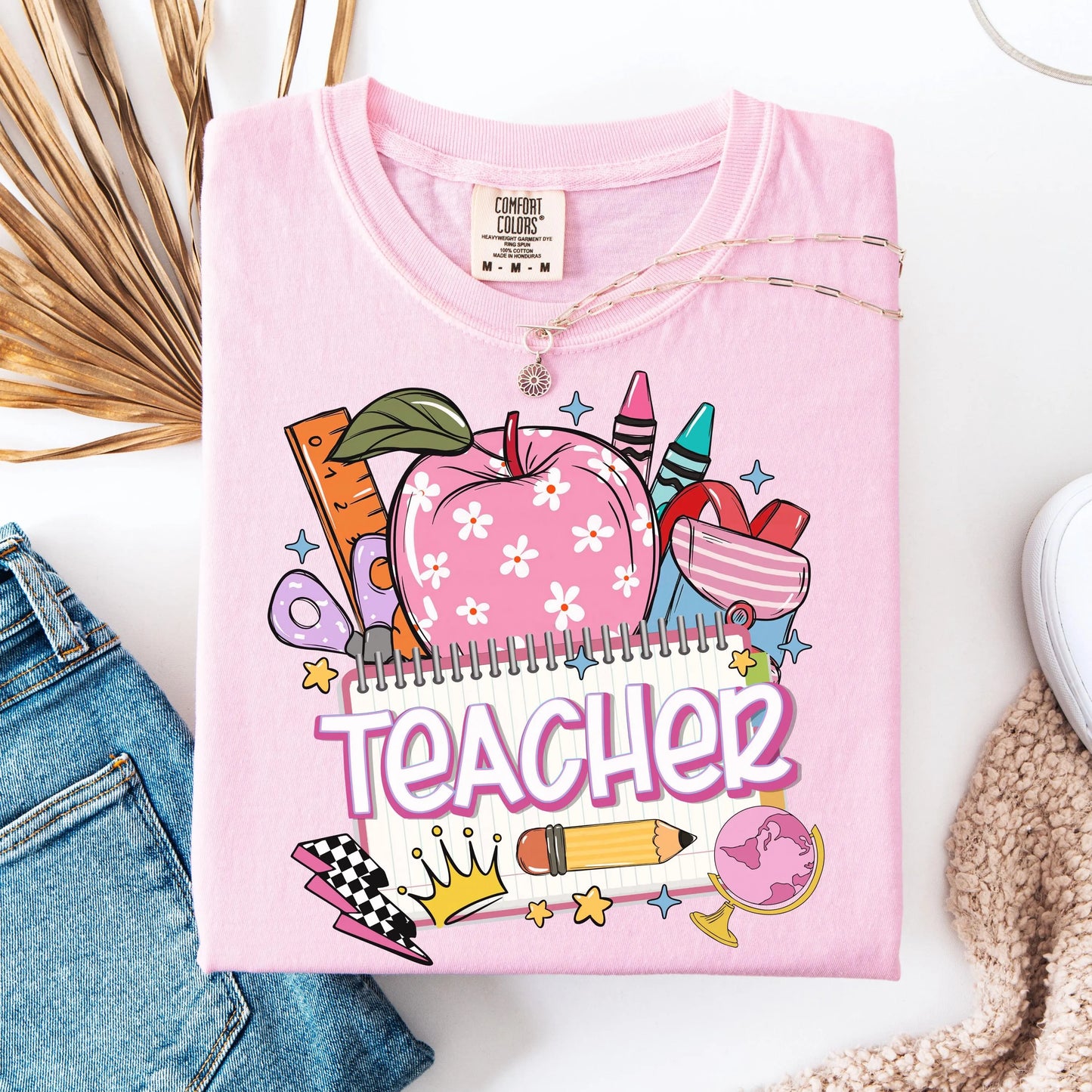 Comfort Colors Teacher Shirt, Teacher Shirts, Kindergarten Teacher Shirt, Custom Teacher Tshirt, Back to School Shirt, Teacher Appreciation