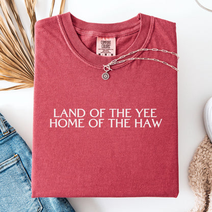 Comfort Colors 4th of July Shirt, USA Shirt, Fourth of July Shirt, Veterans Day Shirts, Land of the Free Shirts, Yee Haw Western Shirt