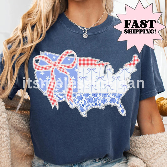 Comfort Colors 4th of July Shirt, USA Shirt, Fourth of July Shirt, American Flag Shirt, America Shirt, United States Shirt, Vintage Tee