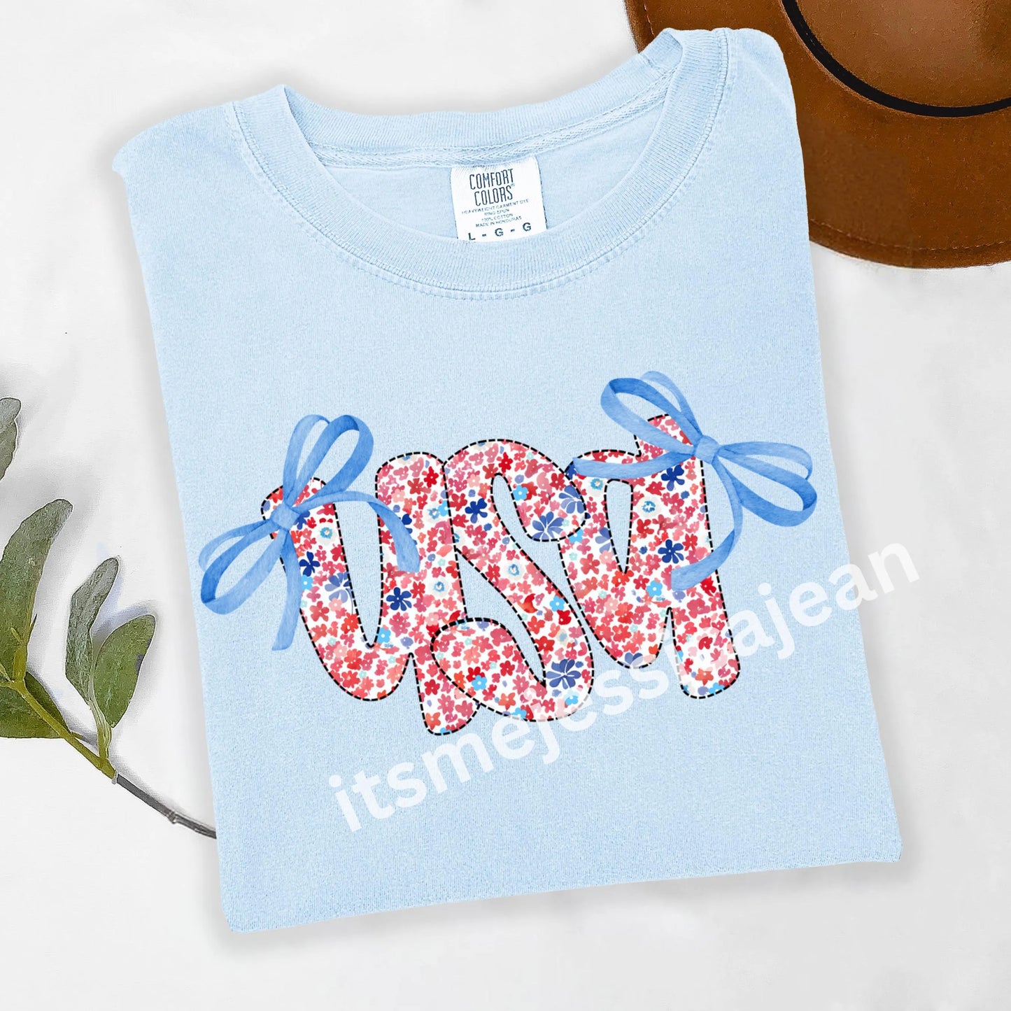 Comfort Colors 4th of July Shirt, USA Shirt, Fourth of July Shirt, American Flag Shirt, American Citizen Shirt, Floral United States Shirt