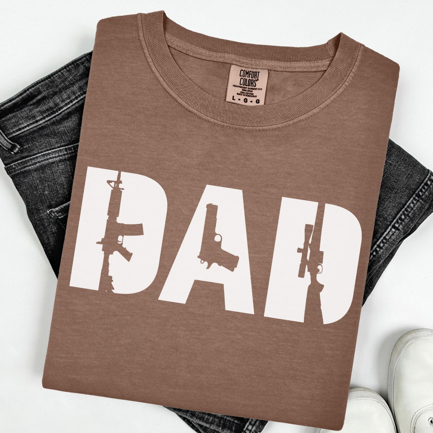 Comfort Colors Fathers Day Shirt, Dad Shirt, Dad Tshirt, Gun Shirt, First Amendment Shirt, Dad Tee, Fathers Day Gift, Dad Birthday Gift