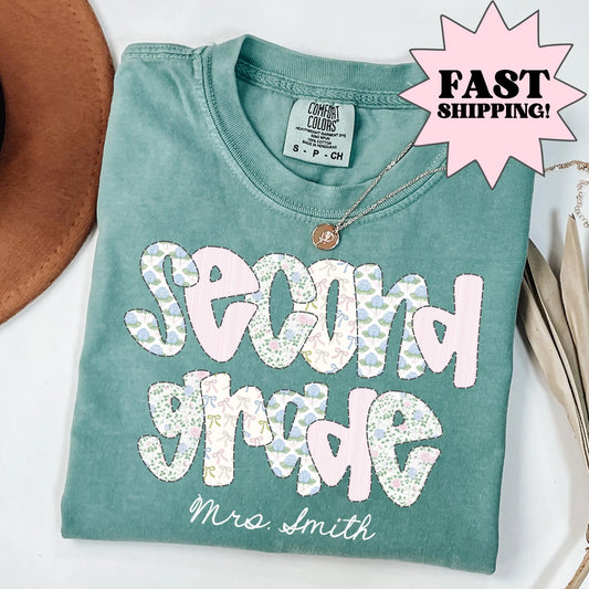 Comfort Colors Teacher Shirt, Kindergarten Teacher Shirt, First Grade Teacher Tee, Second Grade, Back to School Shirt, Teacher Appreciation