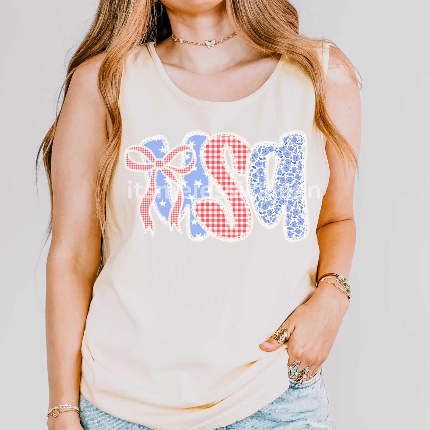Comfort Colors 4th of July Shirt, USA Shirt, Fourth of July Tank Top, American Flag Shirt, American Citizen Shirt, Floral United States Tank