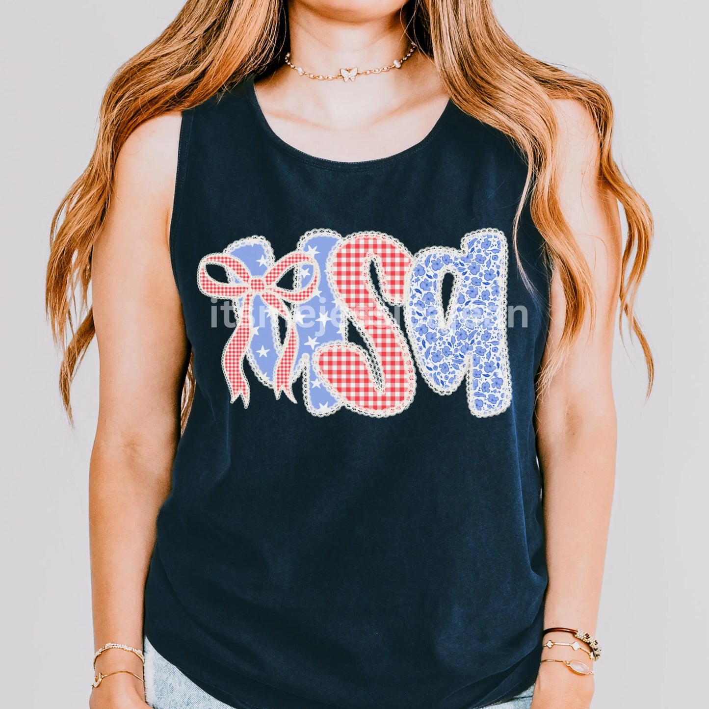 Comfort Colors 4th of July Shirt, USA Shirt, Fourth of July Tank Top, American Flag Shirt, American Citizen Shirt, Floral United States Tank