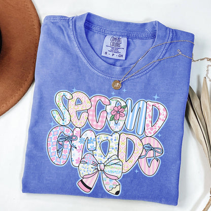 Comfort Colors Teacher Shirt, Second Grade Teacher Shirt, 2nd Grade Teacher Shirt, Back to School Shirt, Custom Teacher Appreciation Tee