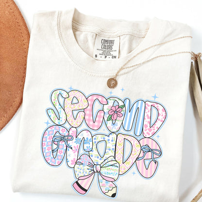 Comfort Colors Teacher Shirt, Second Grade Teacher Shirt, 2nd Grade Teacher Shirt, Back to School Shirt, Custom Teacher Appreciation Tee