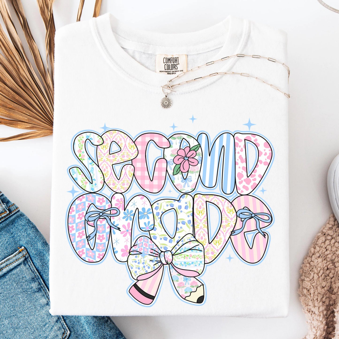 Comfort Colors Teacher Shirt, Second Grade Teacher Shirt, 2nd Grade Teacher Shirt, Back to School Shirt, Custom Teacher Appreciation Tee