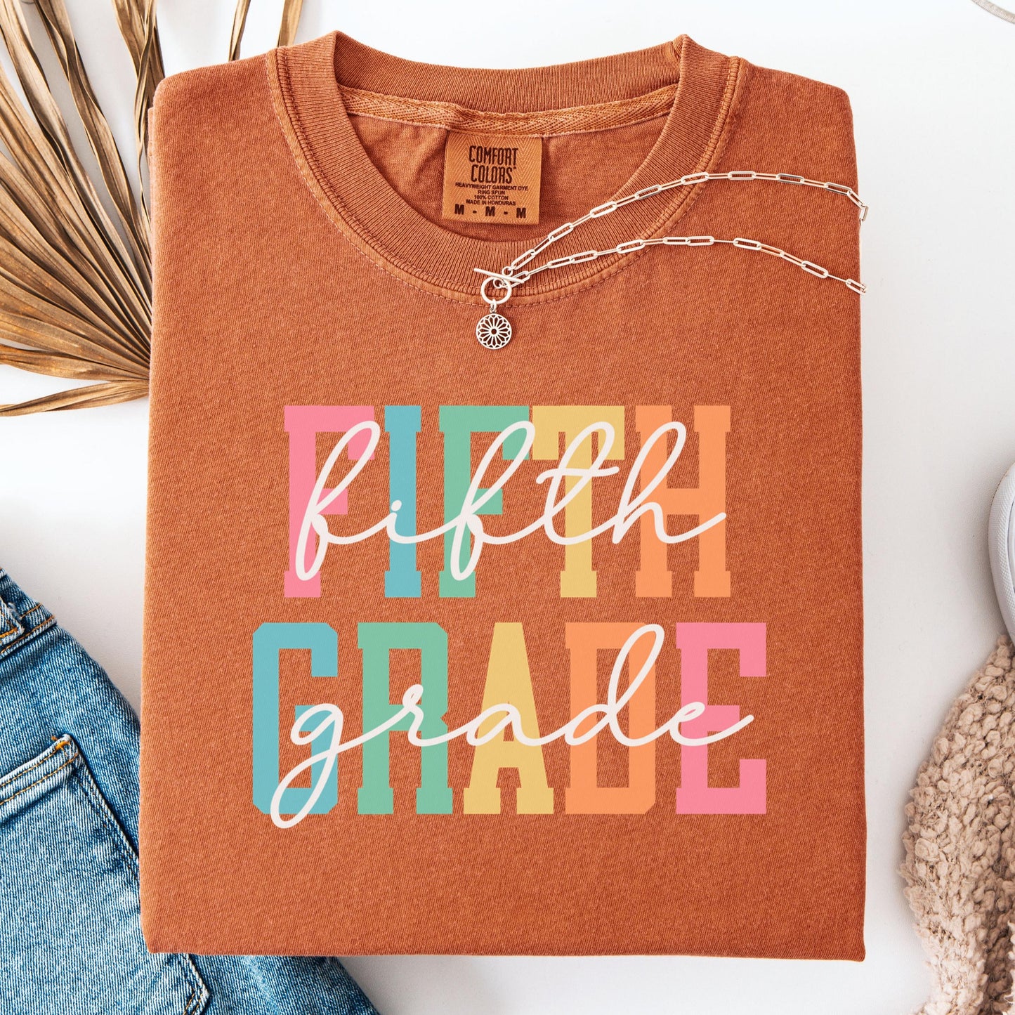 Comfort Colors Teacher Shirt, Fifth Grade Teacher Shirt, 5th Grade Teacher Shirt, 5th Grade Teacher Tee, Back to School Shirt, Teacher Tee