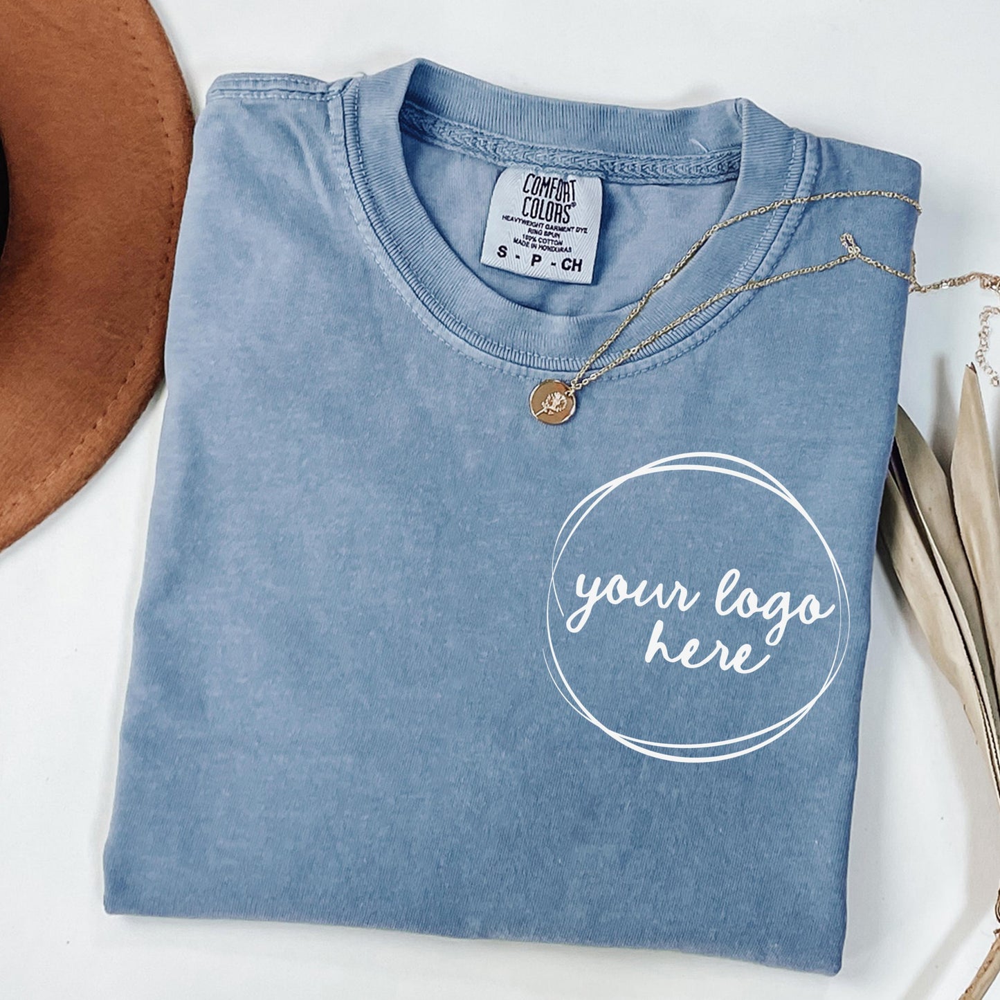Comfort Colors Company Logo Shirt, Custom Logo Shirt, Company Logo Tee, Business Logo Shirt, Custom School Logo, Team Logo Shirt, Custom Tee