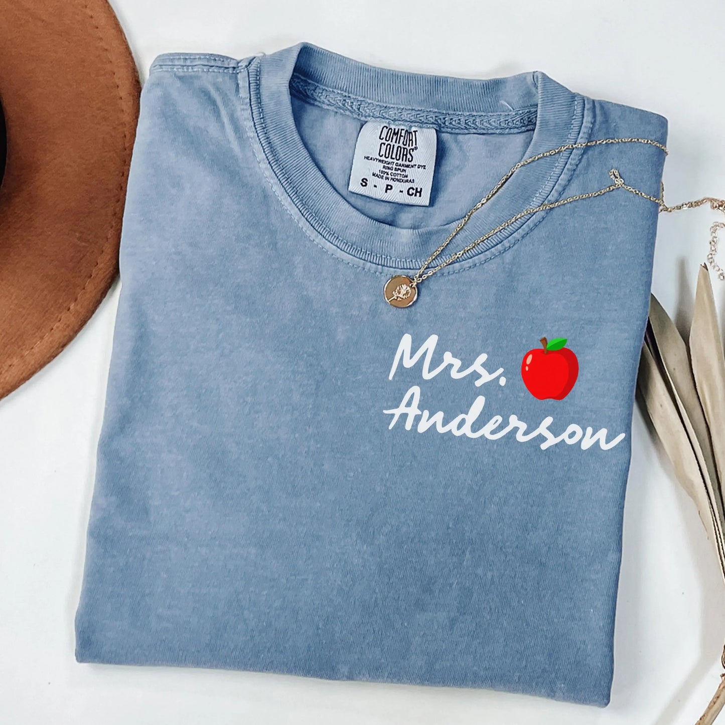 Comfort Colors Teacher Shirt, Kindergarten Teacher Shirt, Custom Name Teacher Shirt, New Teacher Tee, Teacher Appreciation Gift