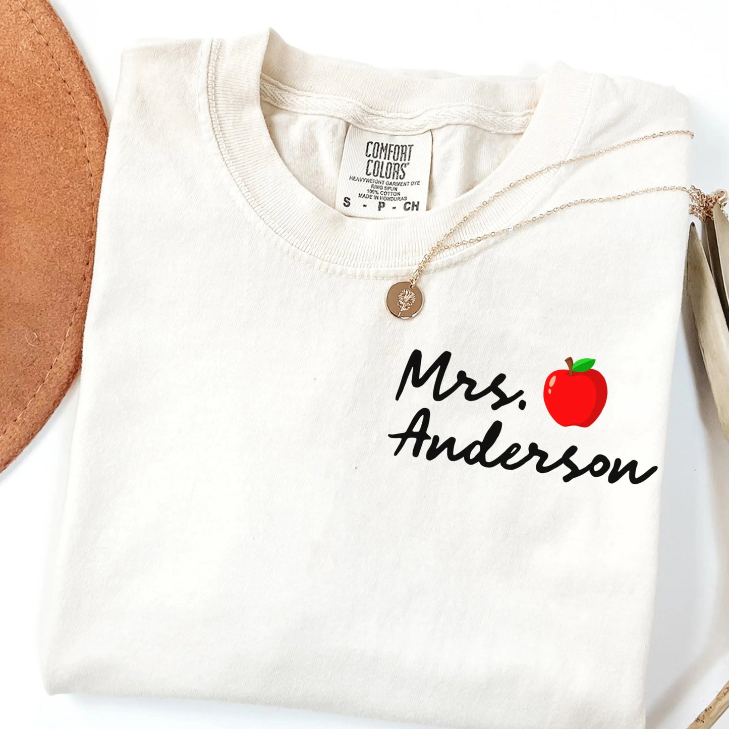Comfort Colors Teacher Shirt, Kindergarten Teacher Shirt, Custom Name Teacher Shirt, New Teacher Tee, Teacher Appreciation Gift