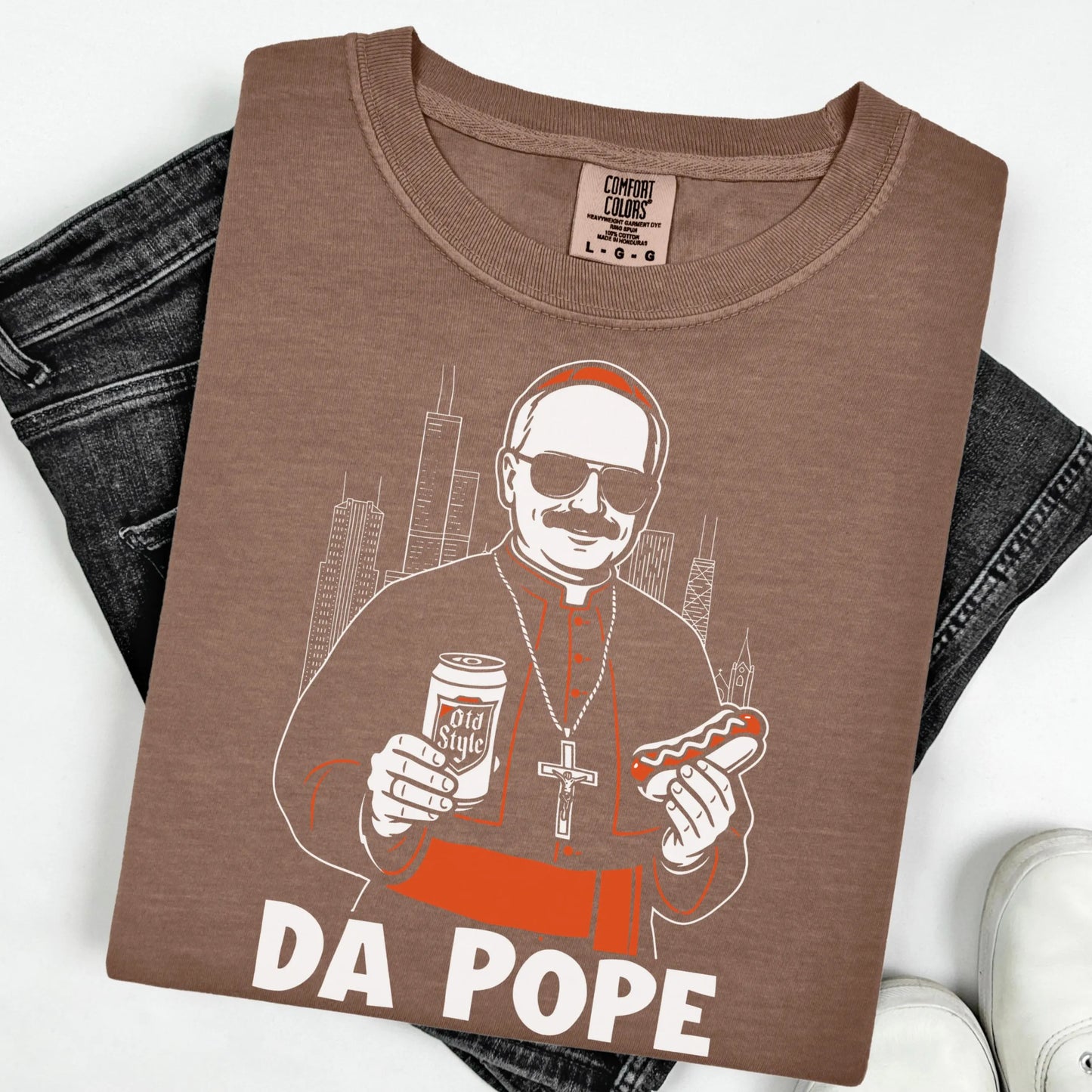 Comfort Colors Pope Shirt, Da Pope Shirt, Chicago Pope Leo XIV Shirt, American Pope Shirt, Pope Tee, New Pope Shirt, Funny Pope Shirt