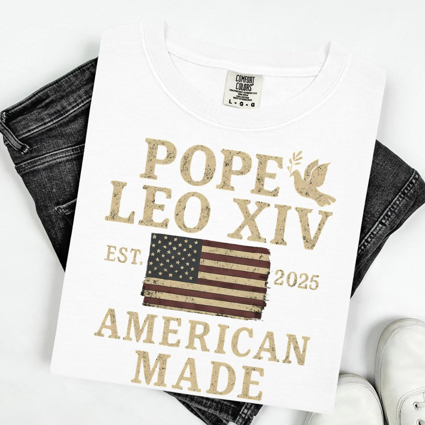 Comfort Colors Pope Shirt, Da Pope Shirt, Chicago Pope Leo XIV Shirt, American Pope Shirt, Pope Tee, New Pope Shirt, Funny Pope Shirt