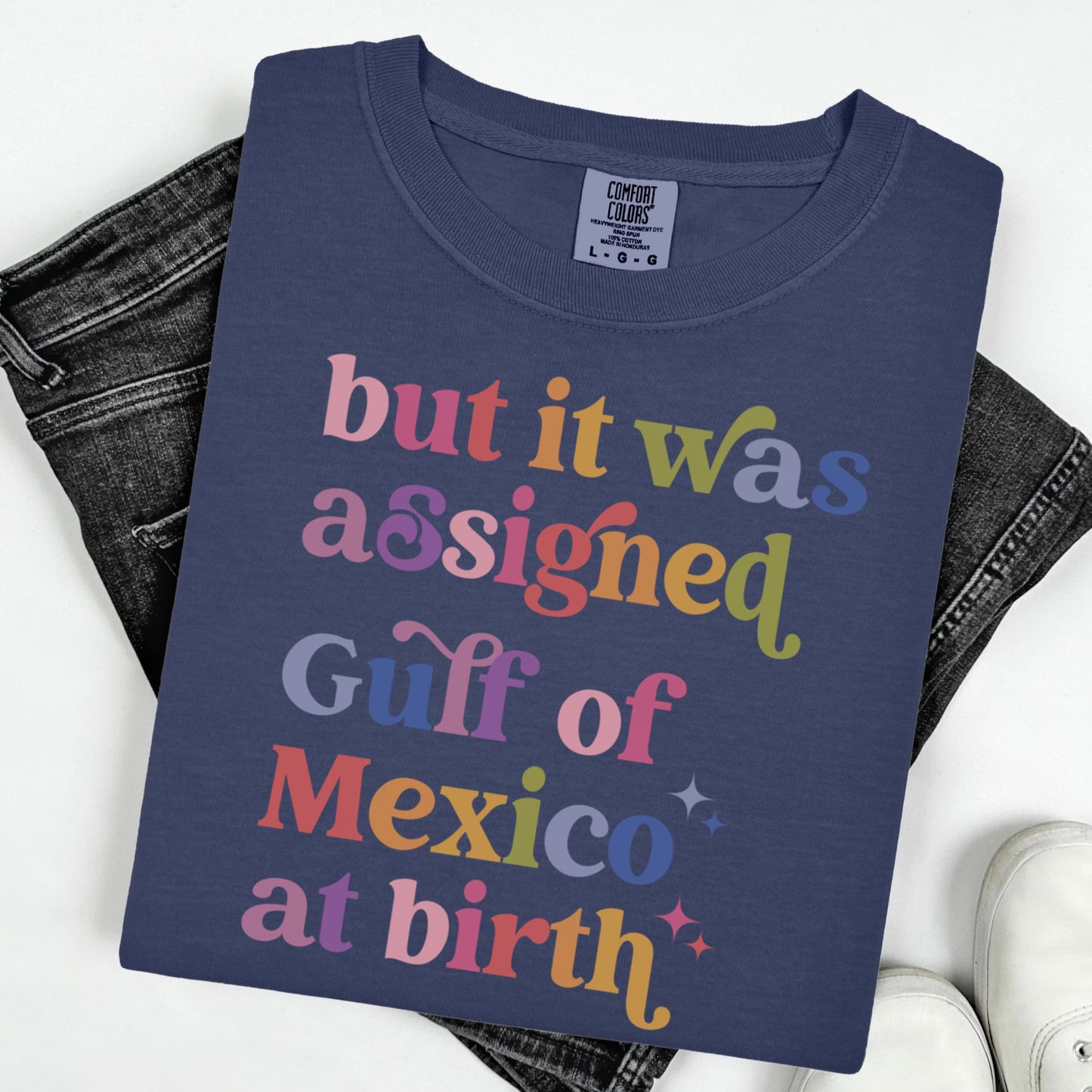 Comfort Colors Gulf Of Mexico Shirt, Trans Shirt, Pride Shirt, Feminist Shirt, America Shirt, Mexico Shirt, Resist Shirt, Transgender Shirt
