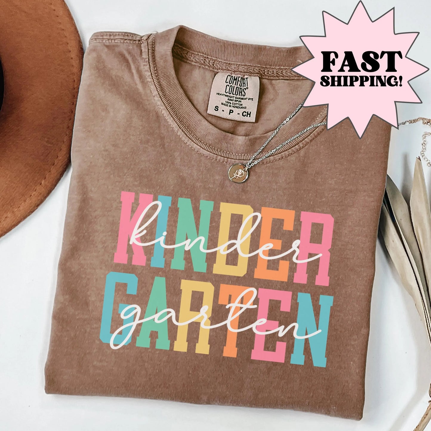 Comfort Colors Teacher Shirt, Kindergarten Teacher Shirt, Kinder Teacher Shirt, Grade Teacher Tee, Back to School Shirt, Teacher Tee