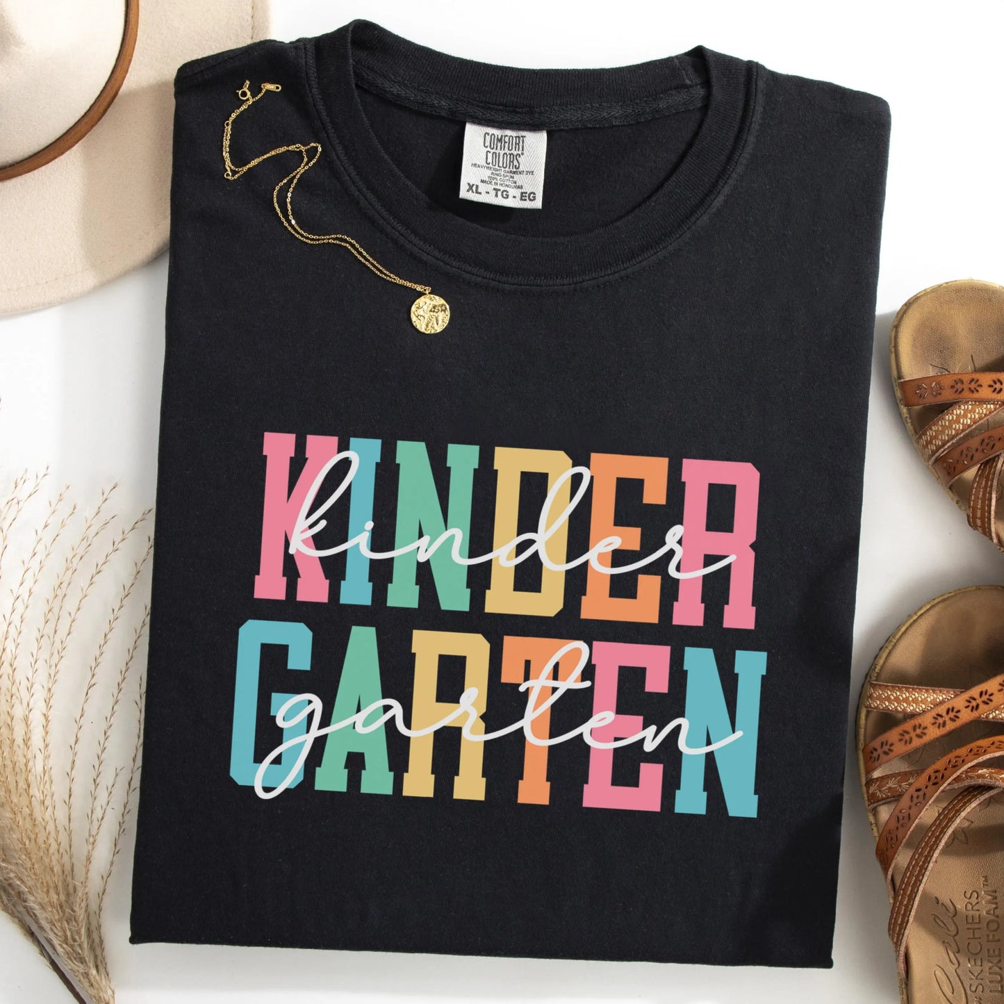 Comfort Colors Teacher Shirt, Kindergarten Teacher Shirt, Kinder Teacher Shirt, Grade Teacher Tee, Back to School Shirt, Teacher Tee